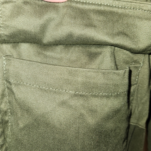 G by Giuliana Utility Jacket Olive Size S Soft Tencel Blend Zip Front Comfort - Picture 3 of 13